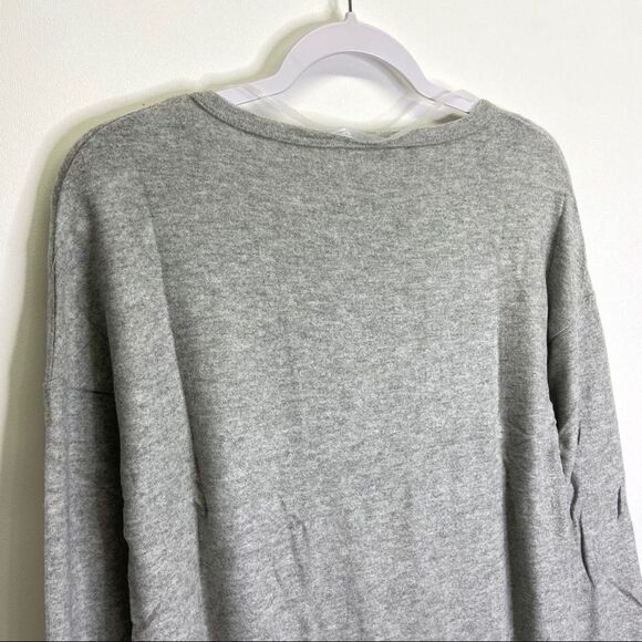 Caslon Grey Brushed Soft Knit Long Sleeve Top XS NEW - Picture 9 of 11